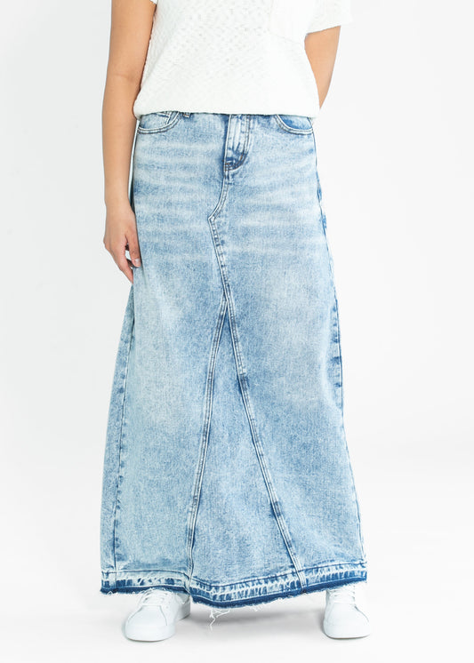 Mina Denim Maxi Skirt