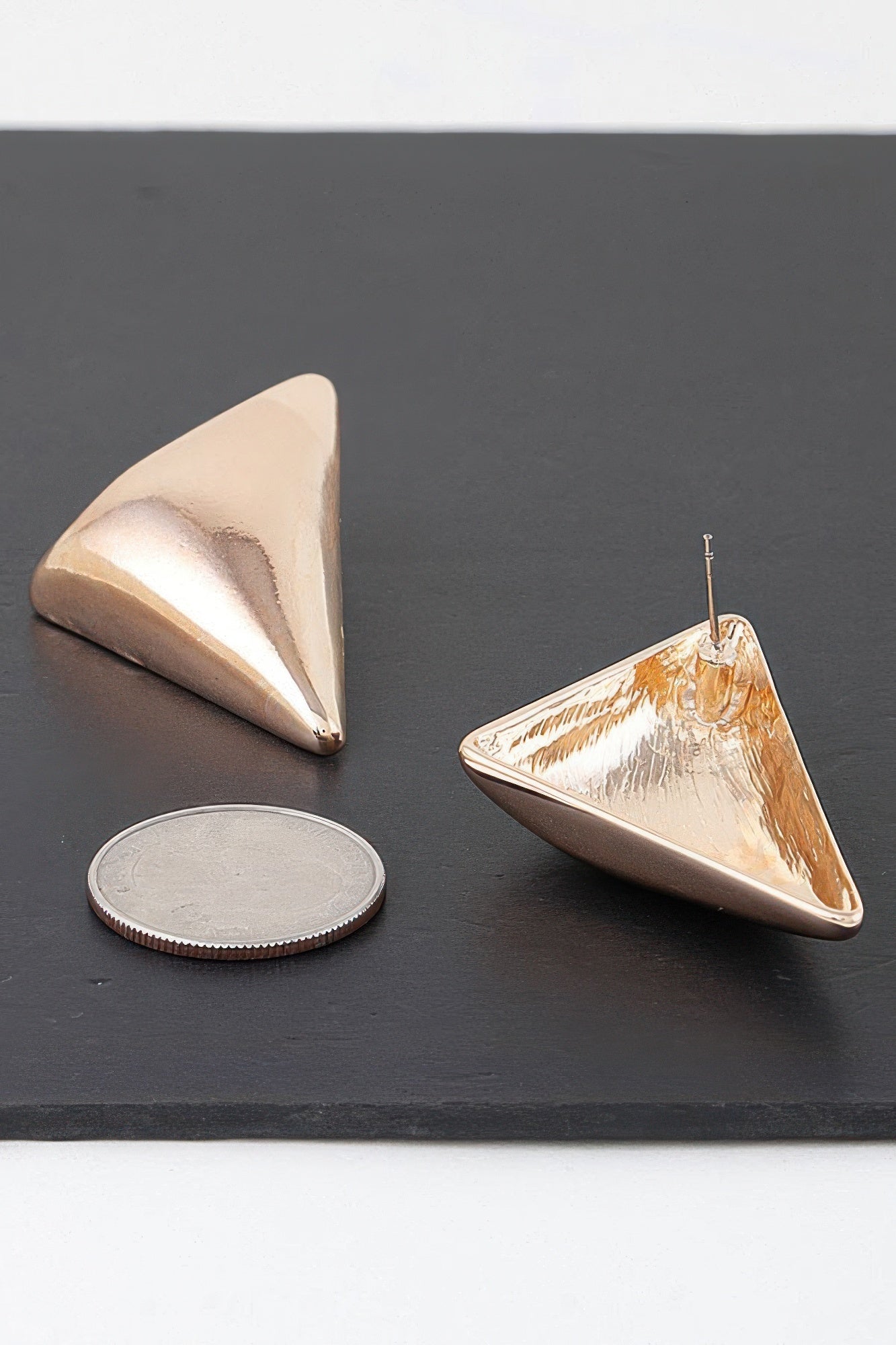 Modern Triangular Stud Earrings