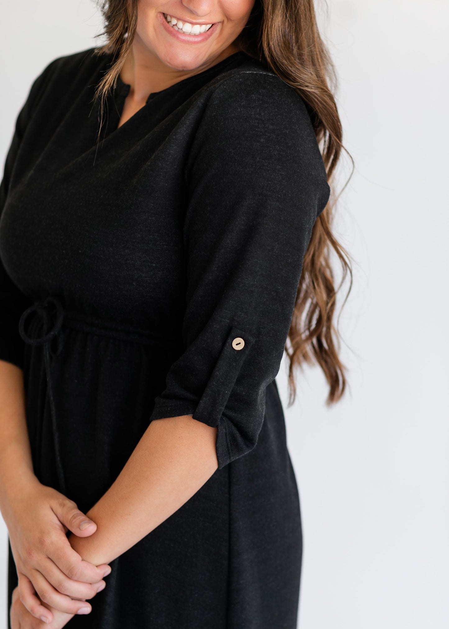 Monica Tie Waist Midi Dress