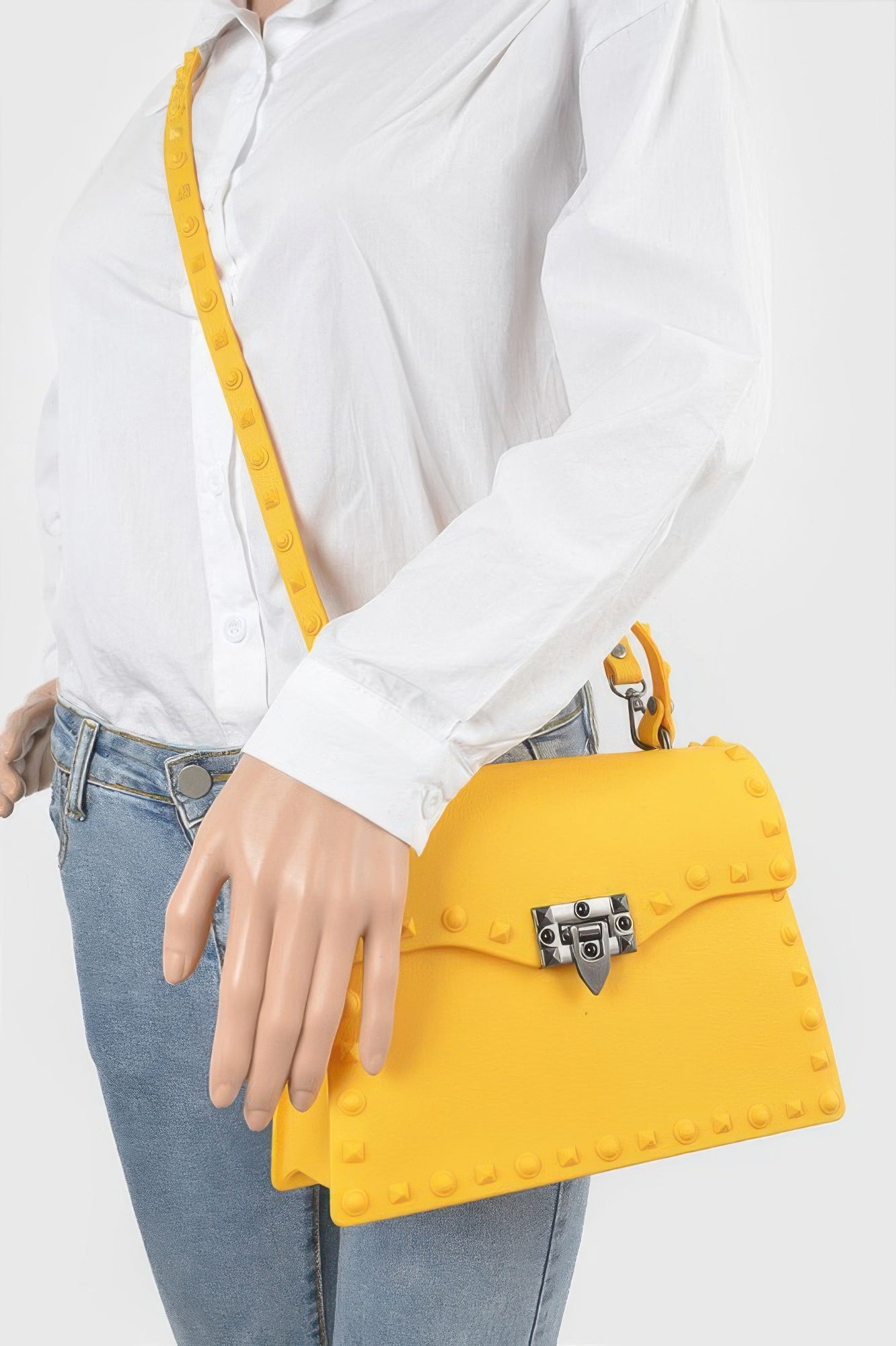 Monotone Studded Clutch