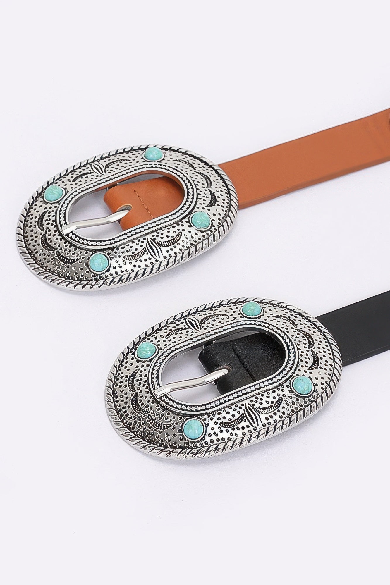Multi Metal Vintage Pu Belt