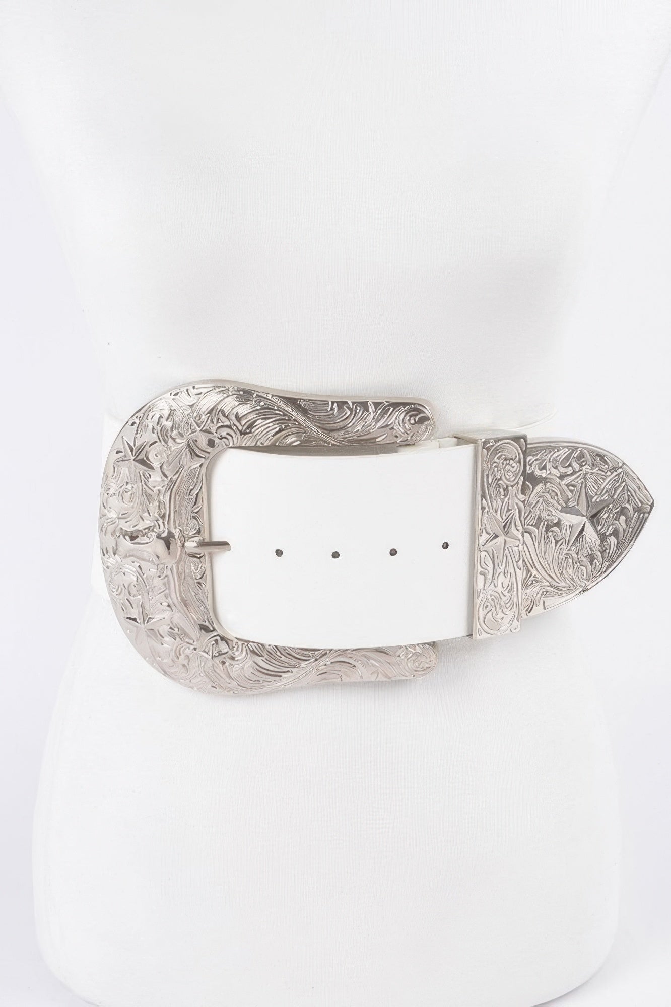 Oversized Buckle Plus Size Belt