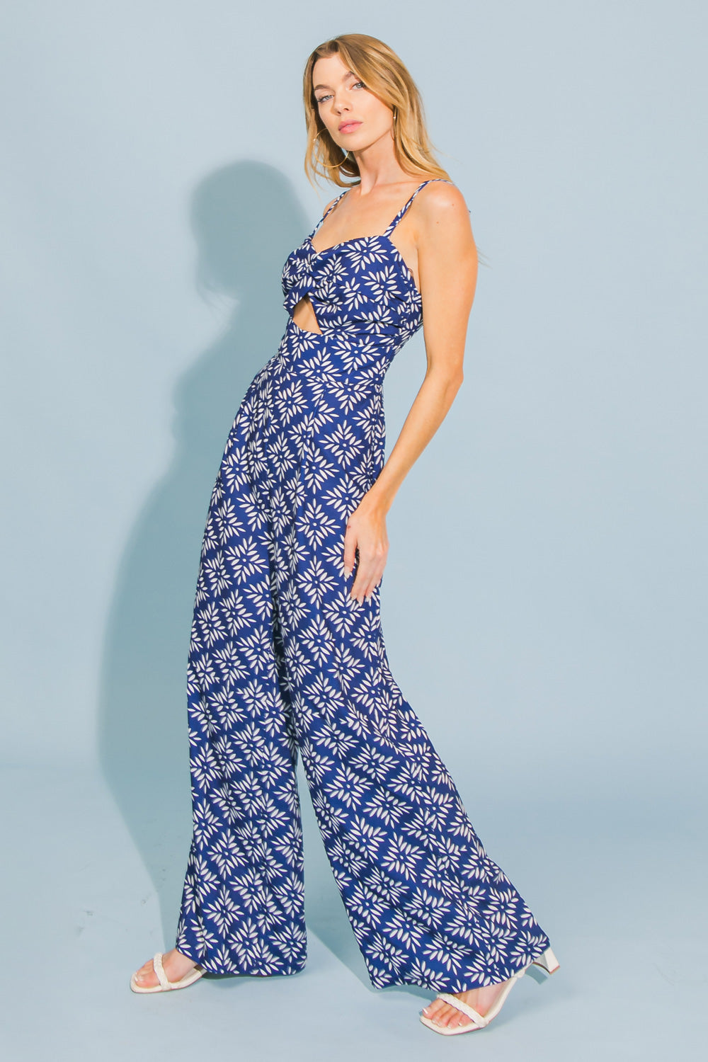SEND A MESSAGE WOVEN JUMPSUIT