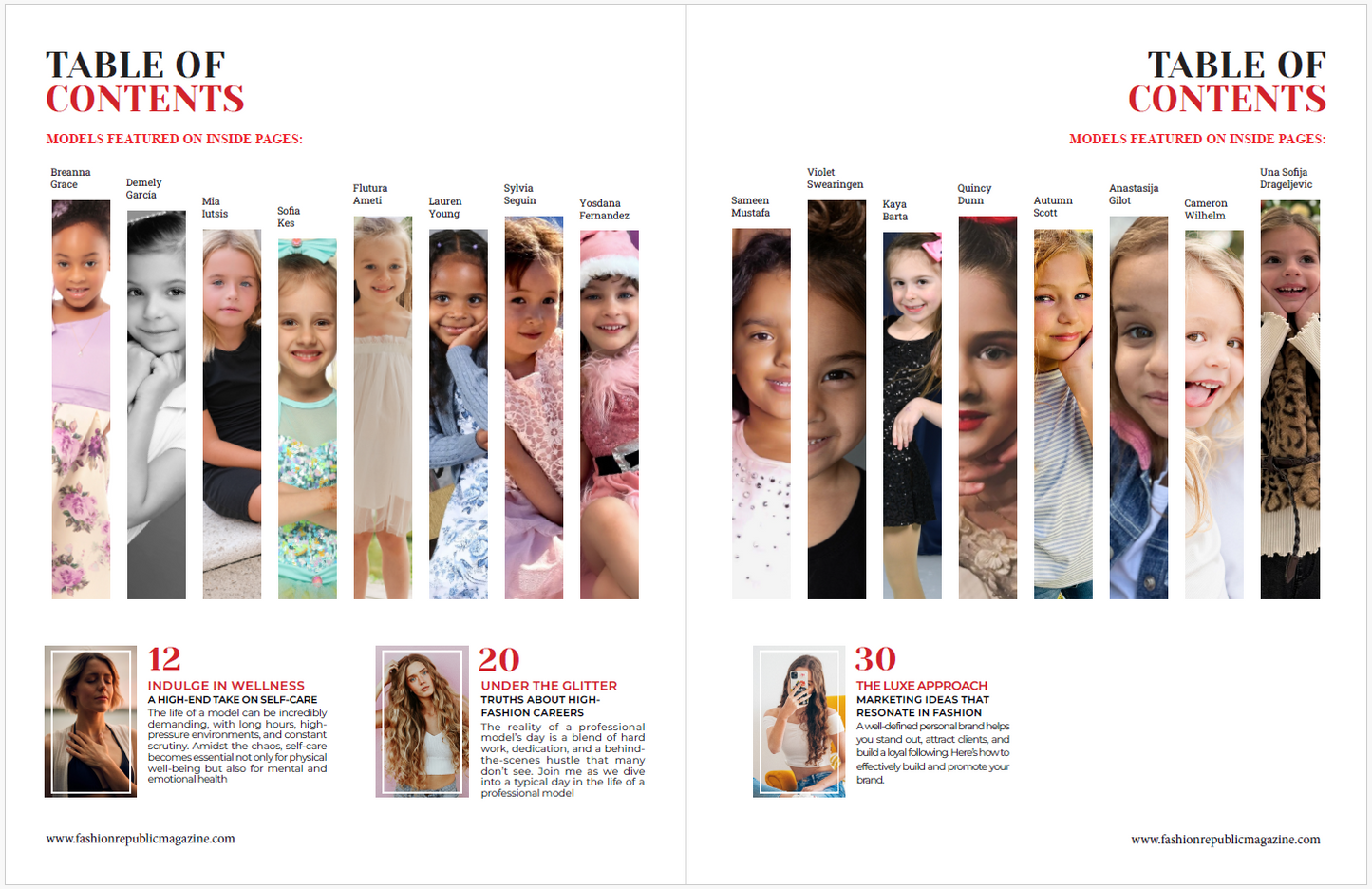 Fashion Republic January 2025 Child/Teen Special Digital Copy