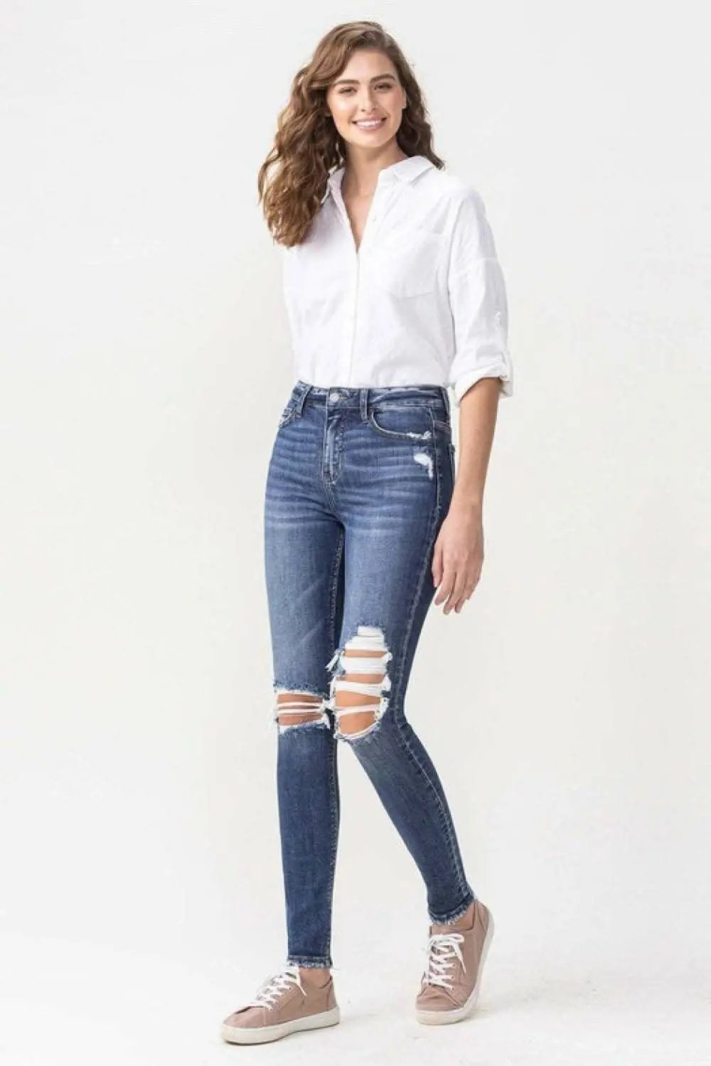 Trendsi High Rise Skinny Jeans With Stretch — Everyday Wear
