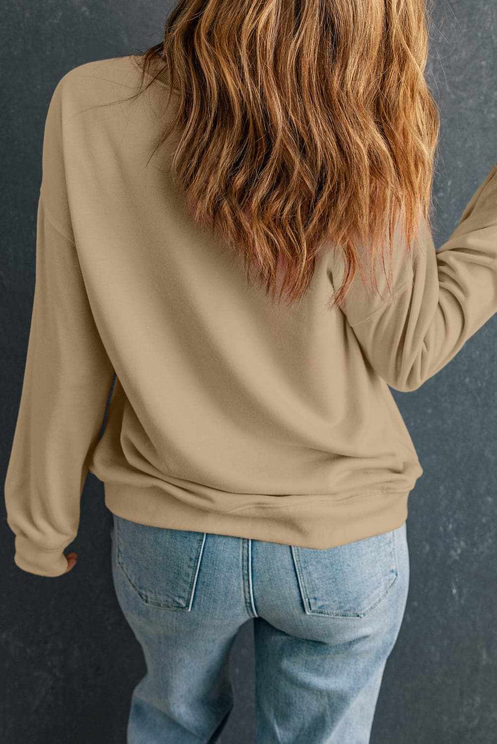 Trendsi Autumn Graphic Sweatshirt Polyester Cotton