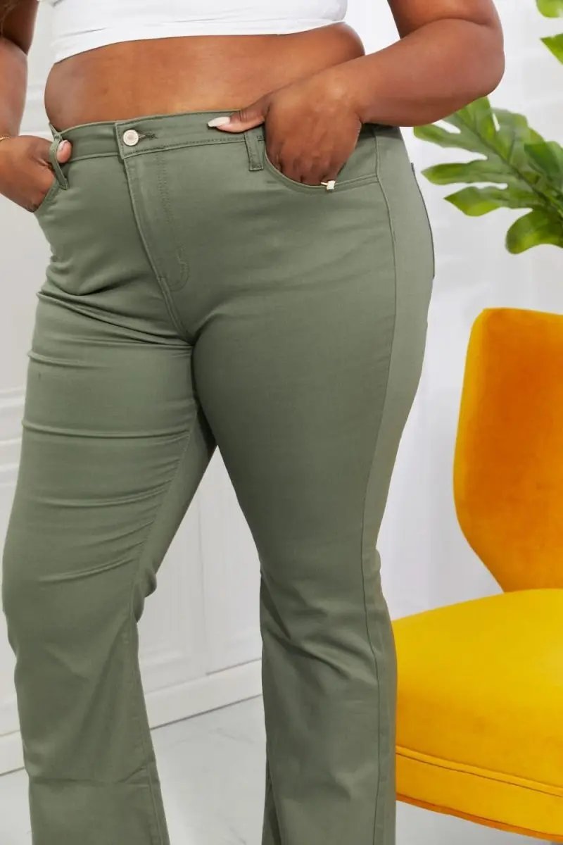 Women's Jeans - High-Rise Comfortable - Bootcut