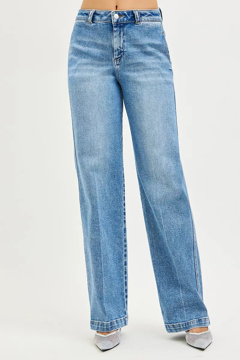 RISEN Jeans - Slouchy Straight Jeans