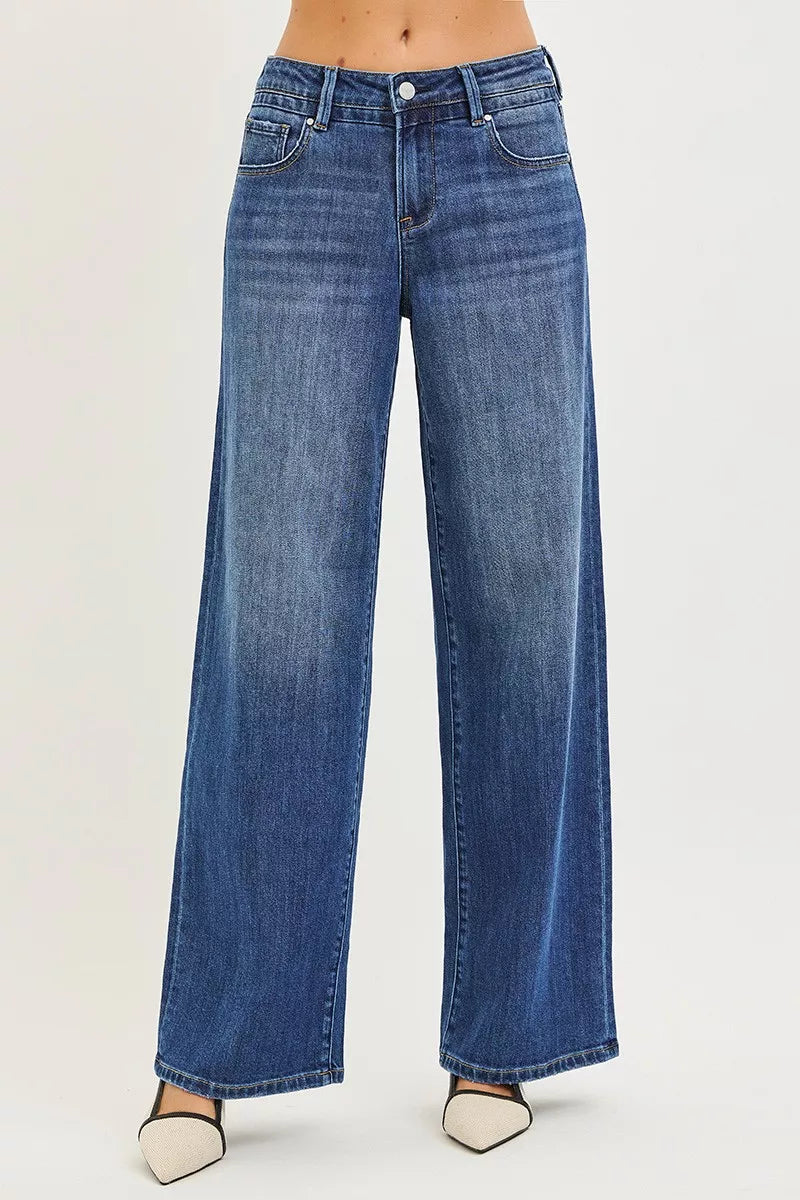 RISEN Jeans - Slouchy Baggy Jeans with Pockets