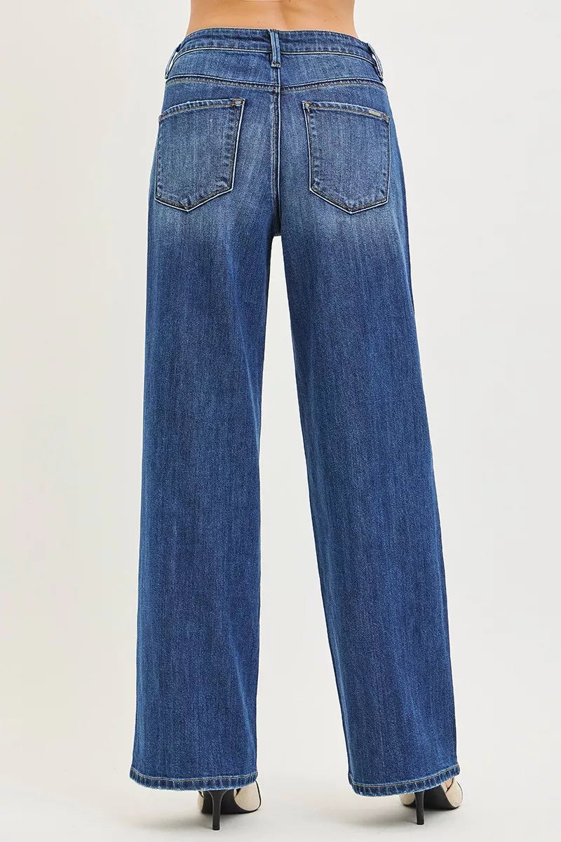 RISEN Jeans - Slouchy Baggy Jeans with Pockets