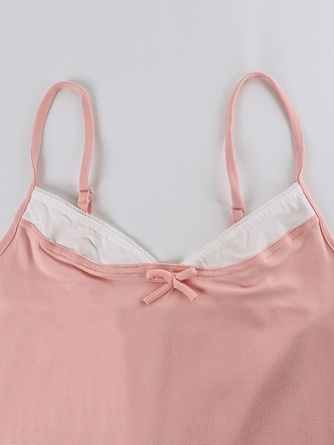Lace Trim Cami & Pants Two Piece Loungewear Set