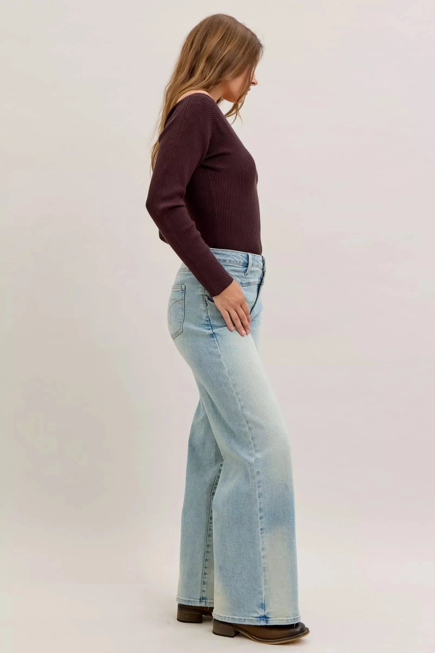 Judy Blue Jeans - High Waist Column Straight Jeans