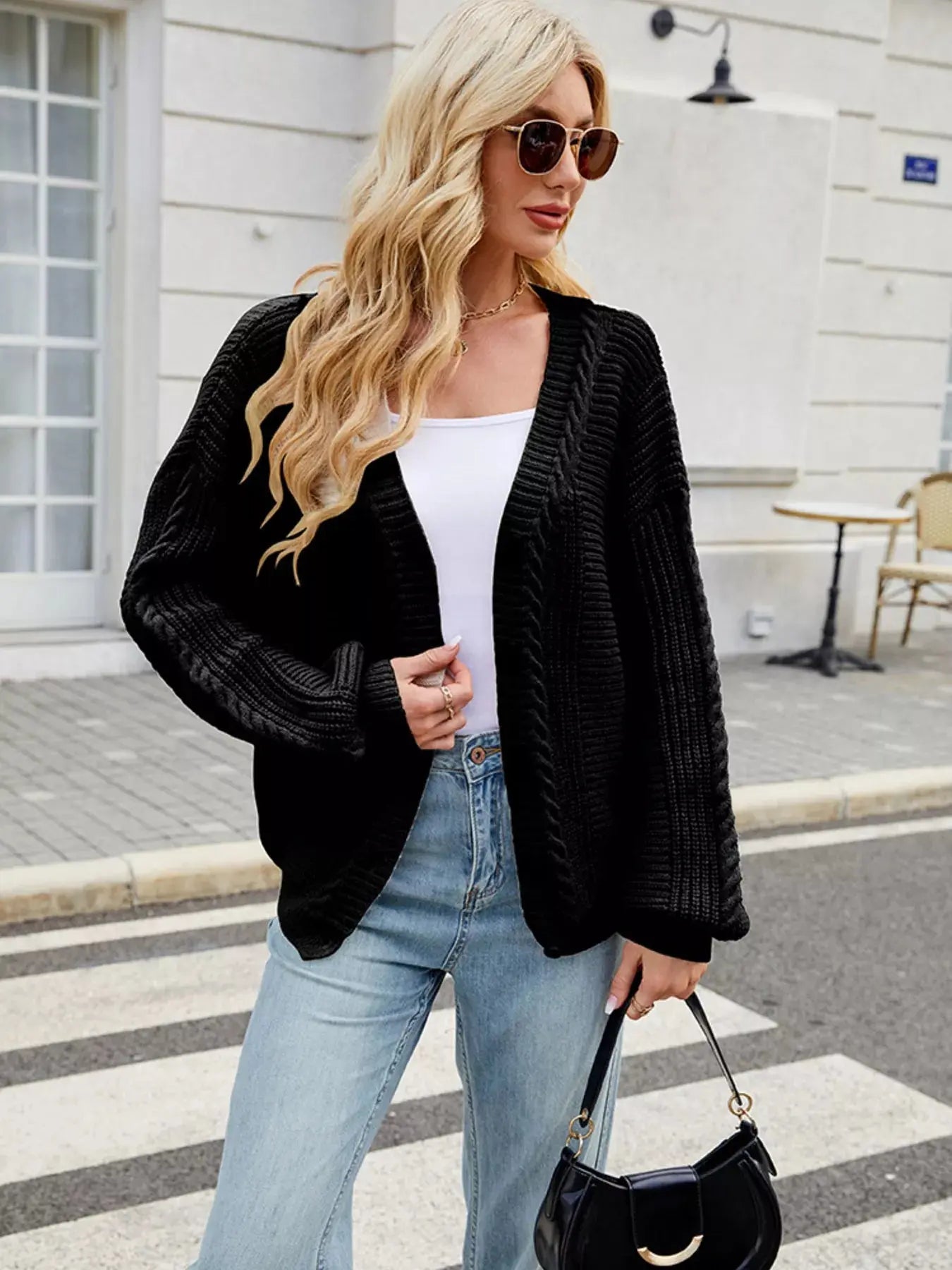Button Up Long Sleeve Cardigan