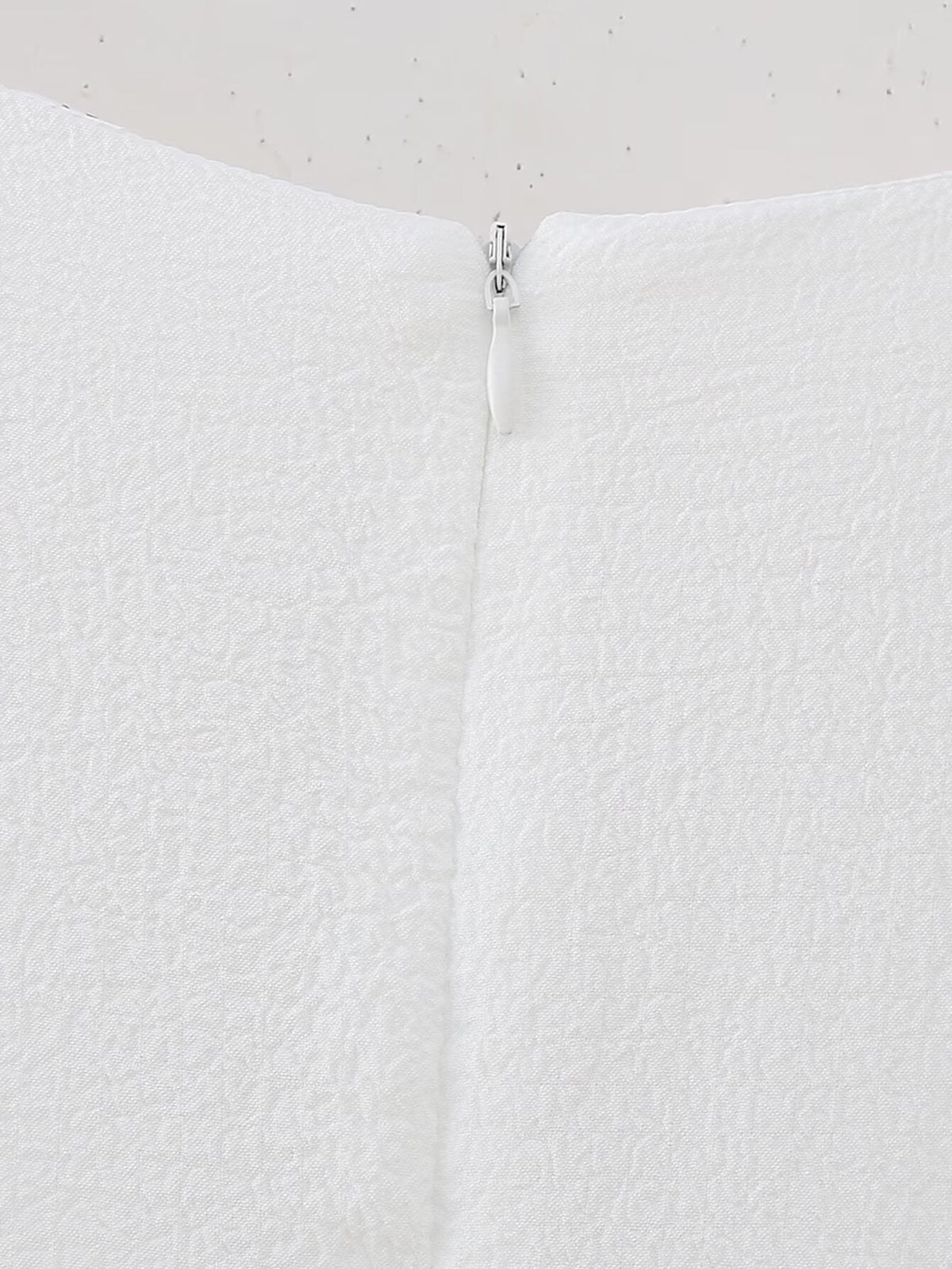 Summer Hollow Out Cutout Embroidered Mid Length Ruffled Dress White Ruffled Women
