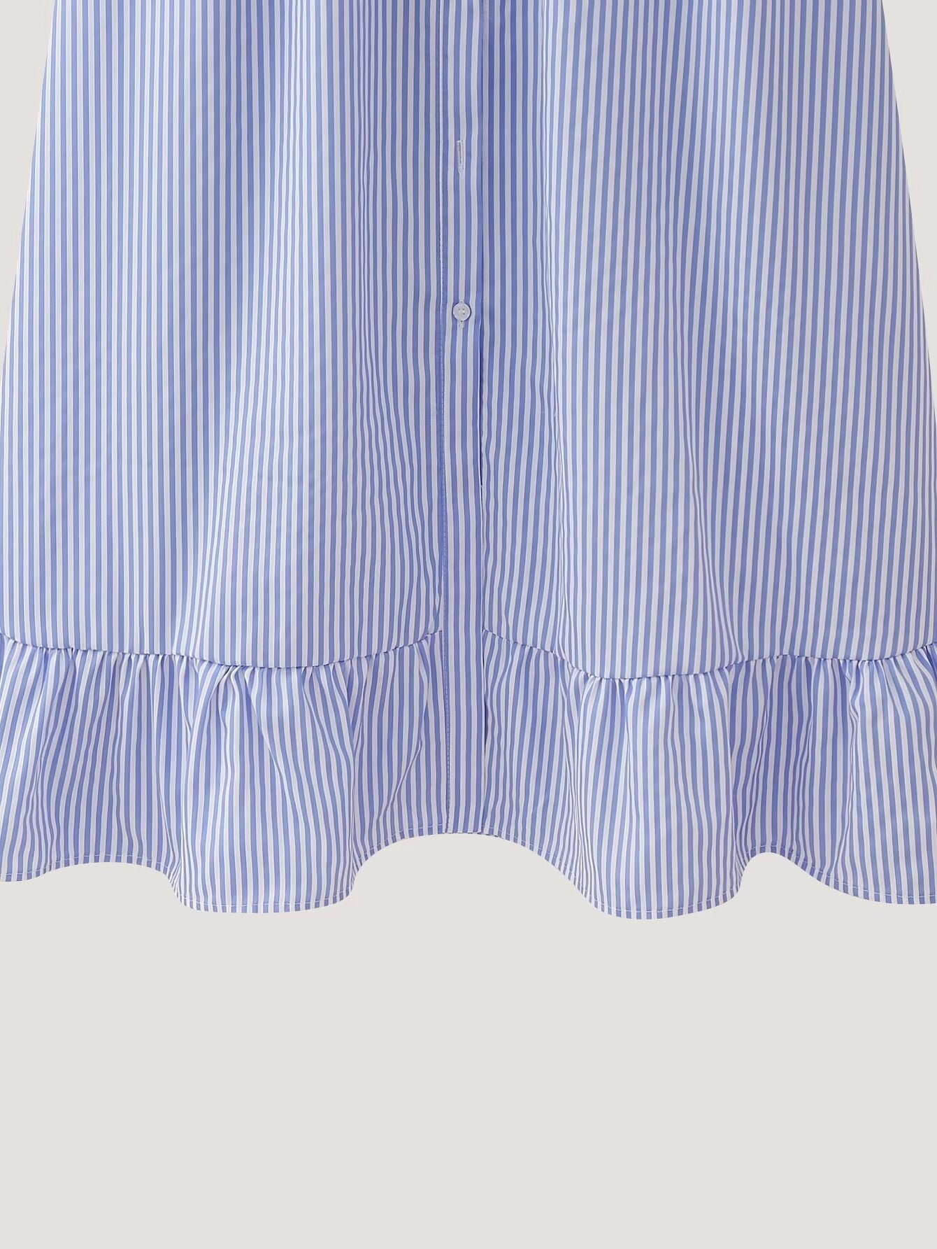 Spring Flounce Oversized Plaid Sleeveless Dress