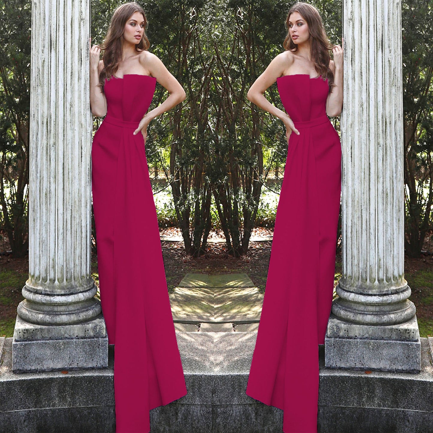 Women Clothes Banquet Jumpsuit Popular Slim Fit Trousers
