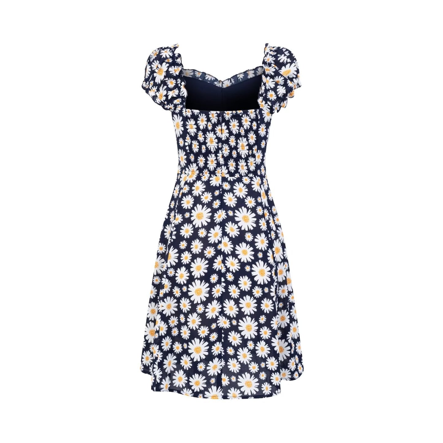 Spring Forest Girlish Pastoral Holiday Casual Printing Dress