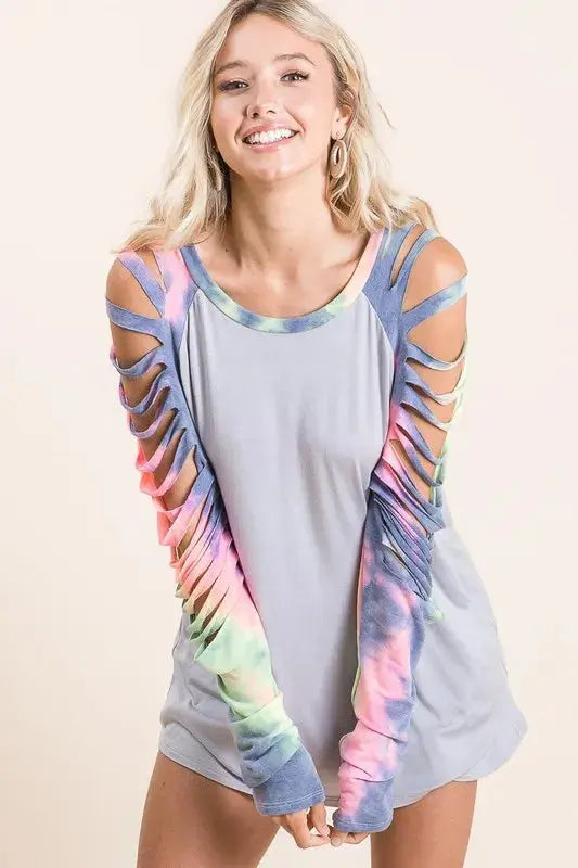 T-Shirts Women's Tee - Tie Dye Jersey Knit - Soft & Stylish