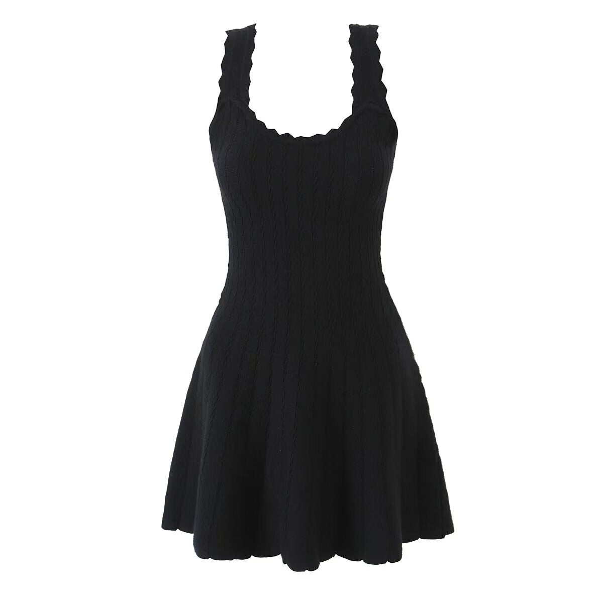 Knitted Cardigan Vest Dress Sets Women Modified Chest Waistline One Piece Long Sleeve Knitted Dress