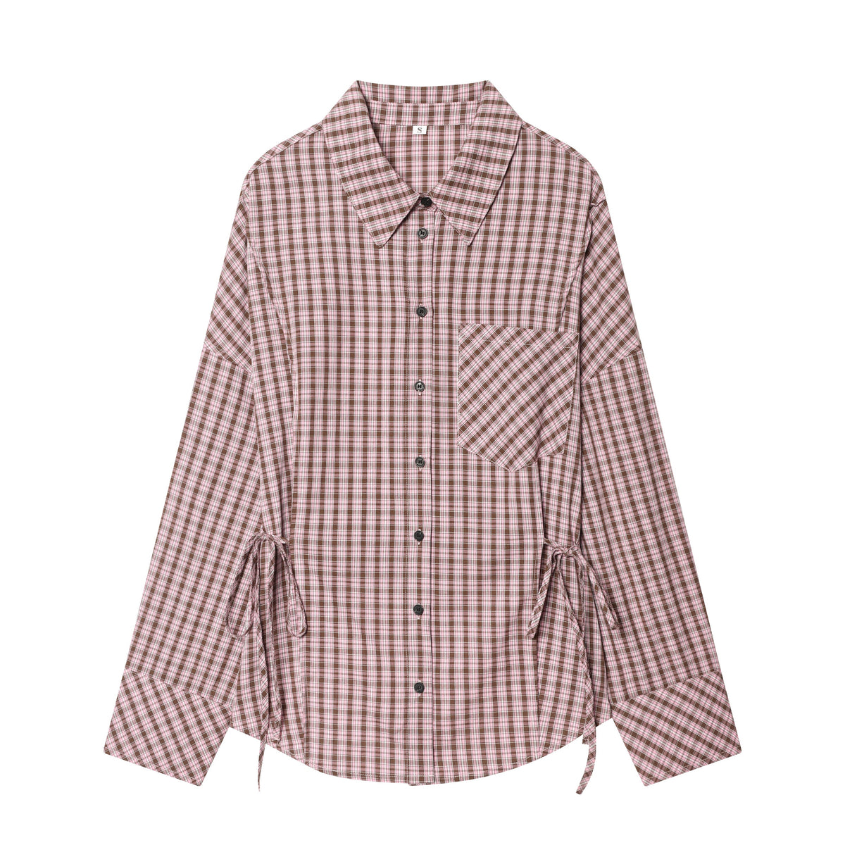 Women Clothing Idle Multiple Wear Plaid Shirt