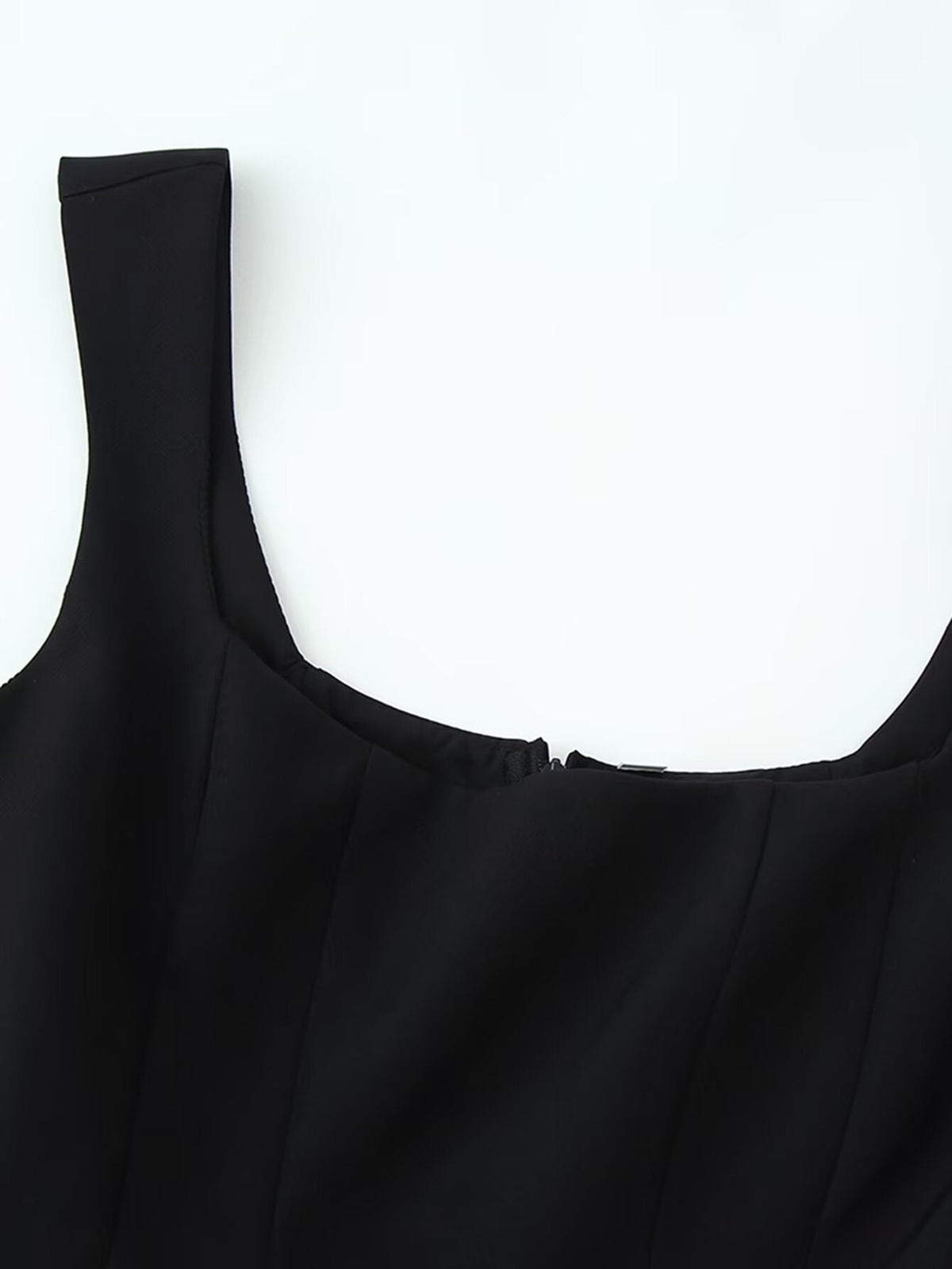 Women Clothing Fashionable All Match U Collar Vest Camisole Top