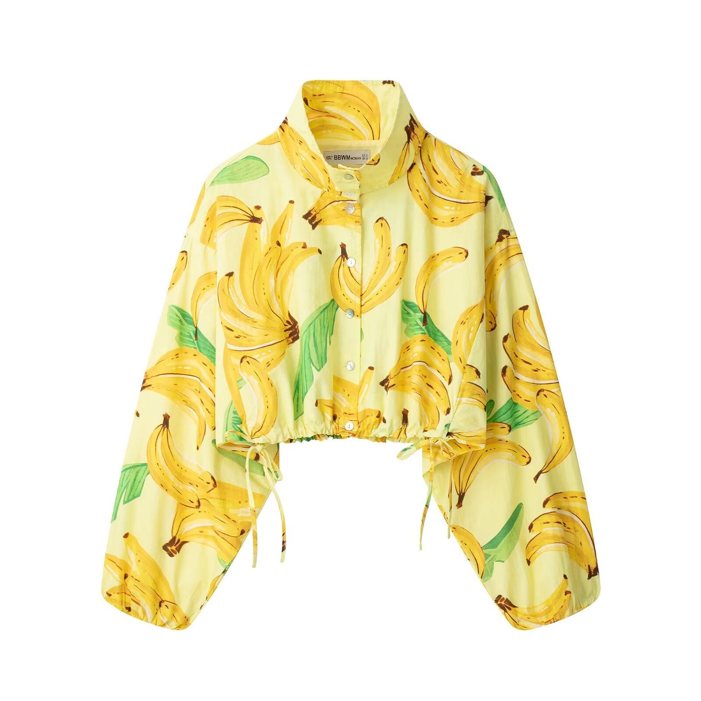 Summer Women Clothing Fruit Printed Short Coat Pants Two Piece Sets