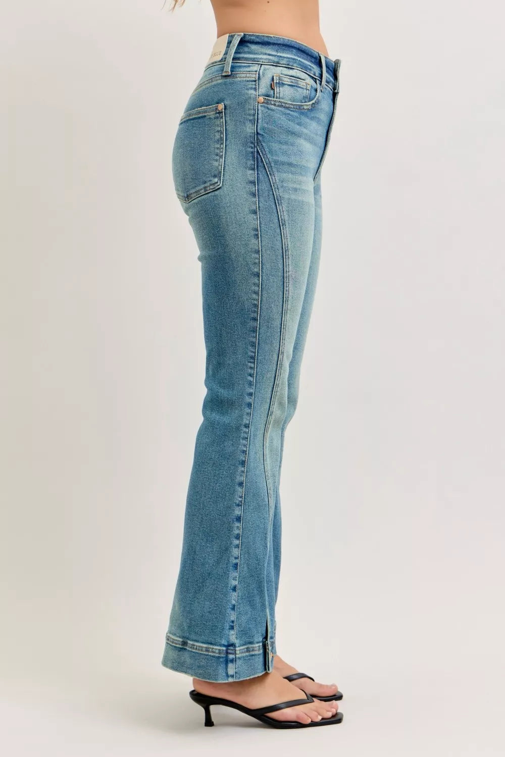 Judy Blue Jeans - High Waist Vintage Wash Flare Jeans