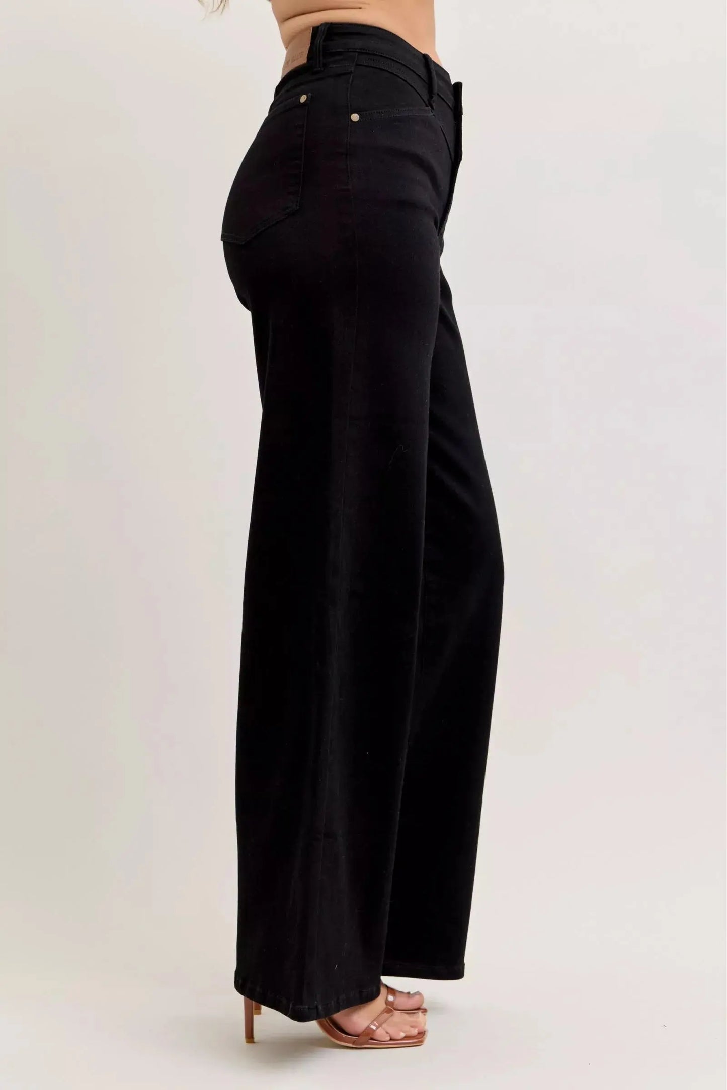 Judy Blue Jeans - High-Waisted Wide Leg Jeans