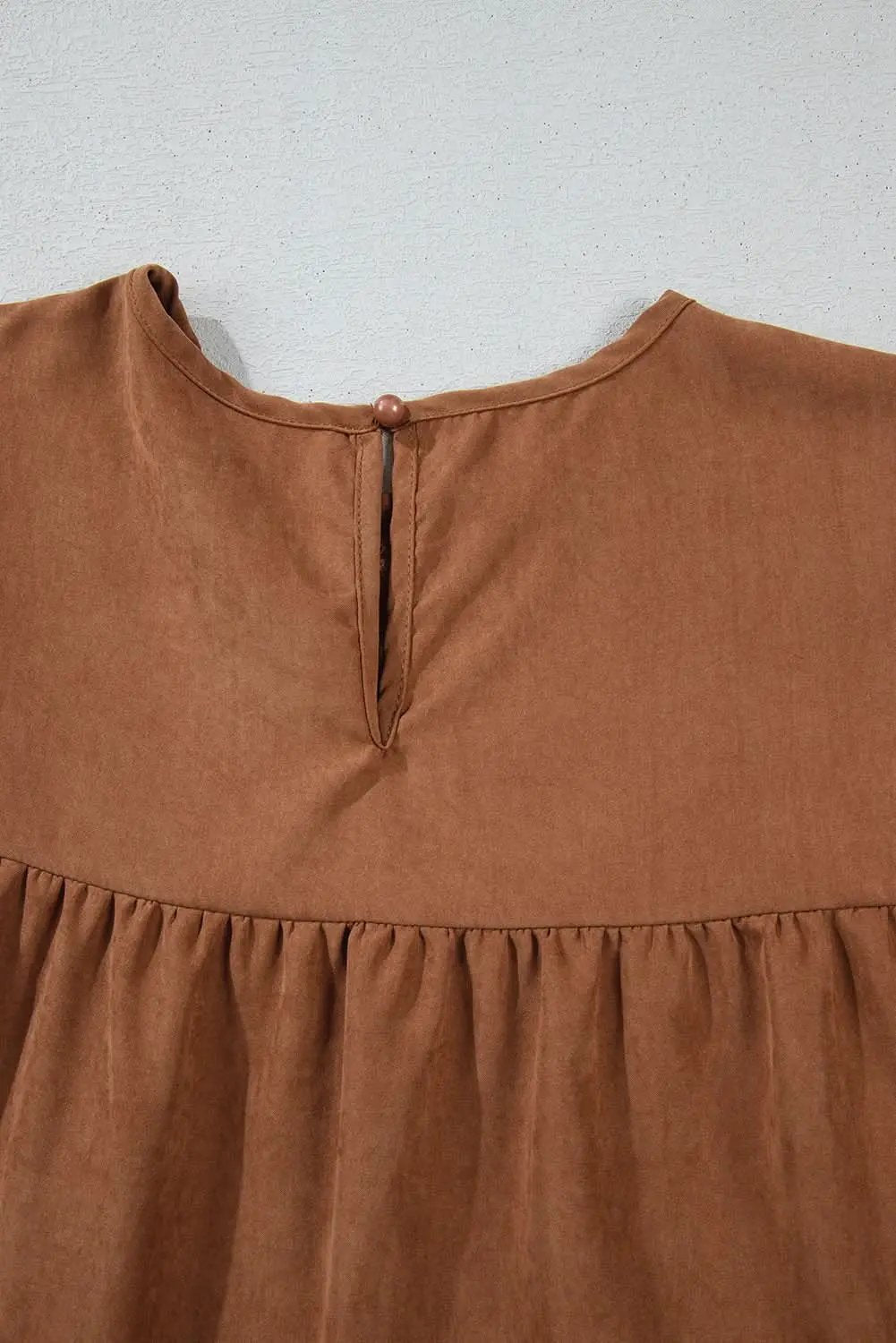 Crochet Mini Dress | Love Salve Chestnut