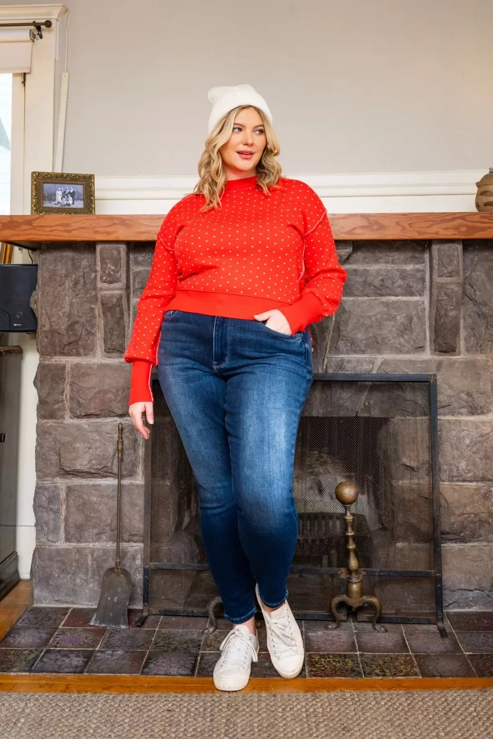 Judy Blue Full Size Washed Thermal Skinny Jeans