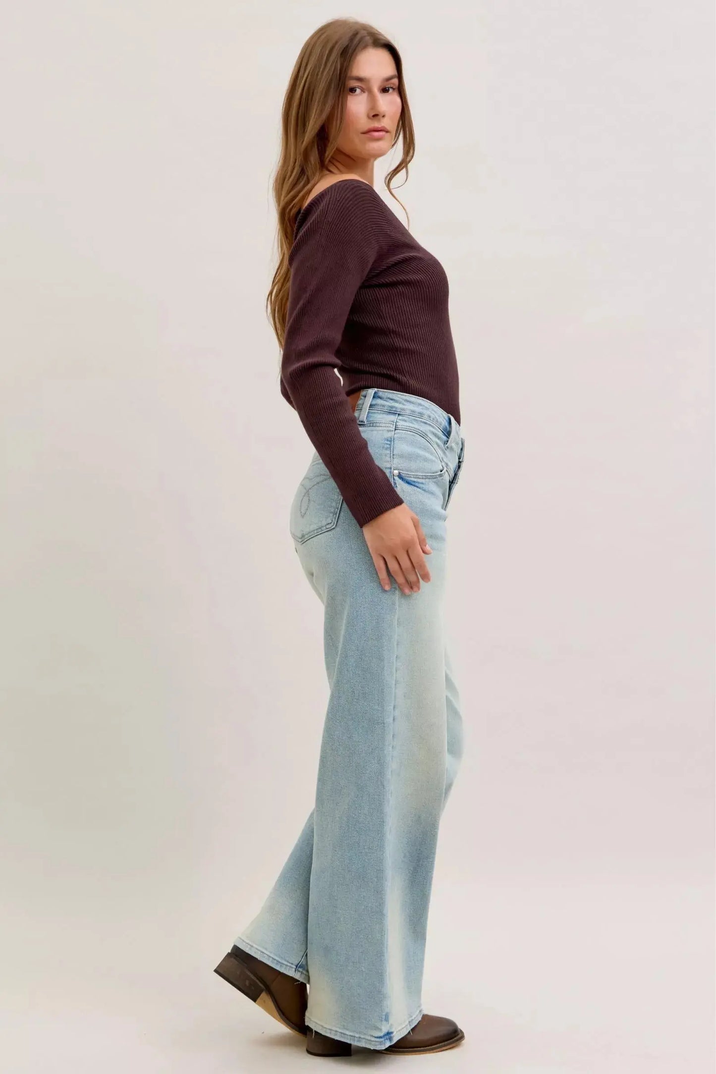 Judy Blue Jeans - High Waist Column Straight Jeans