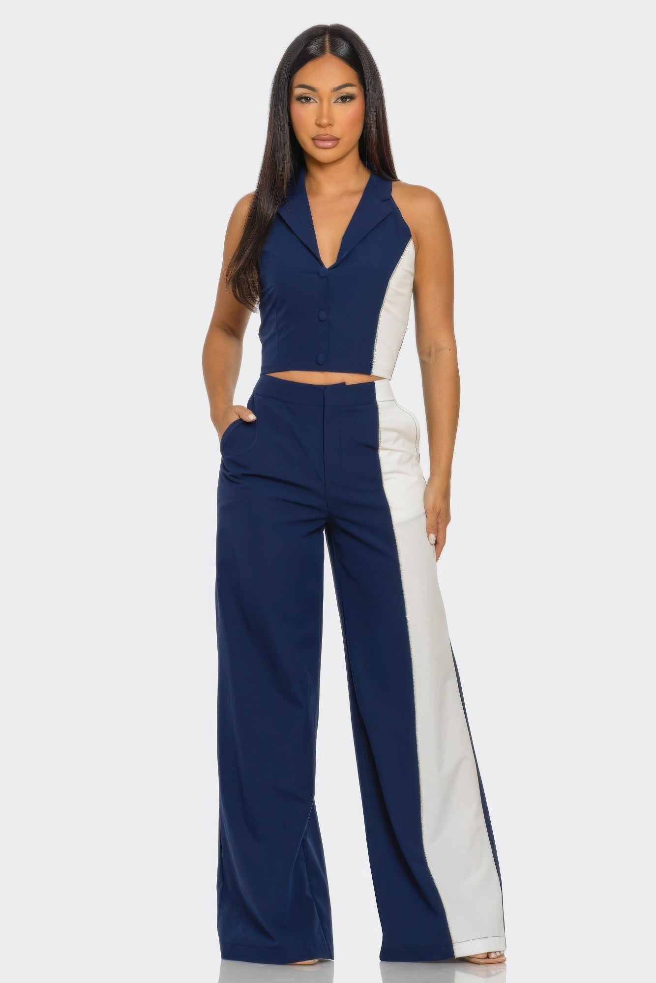 2 Piece Color Block Set