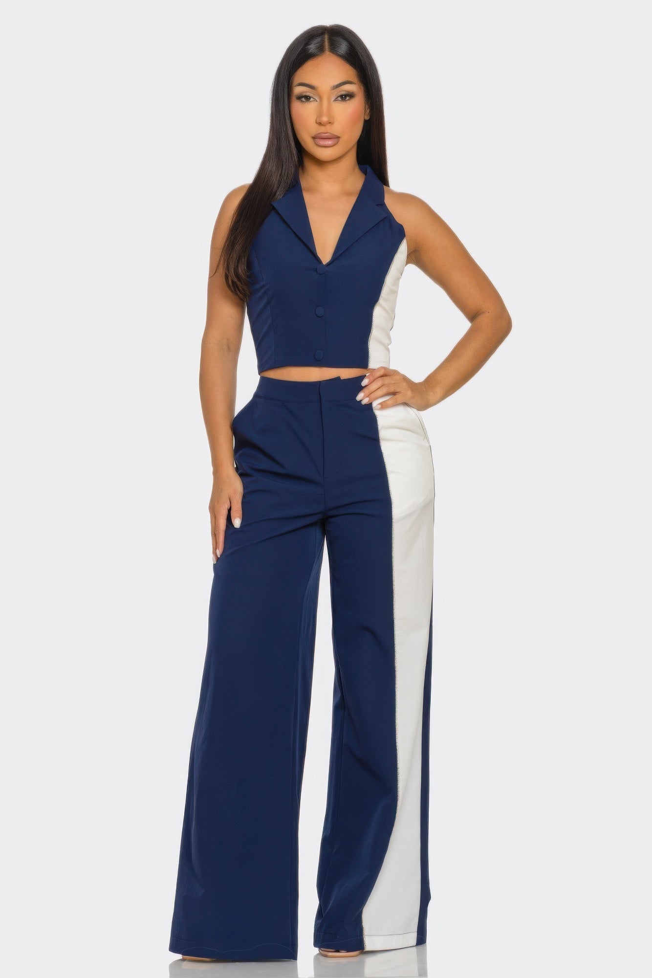 2 Piece Color Block Set