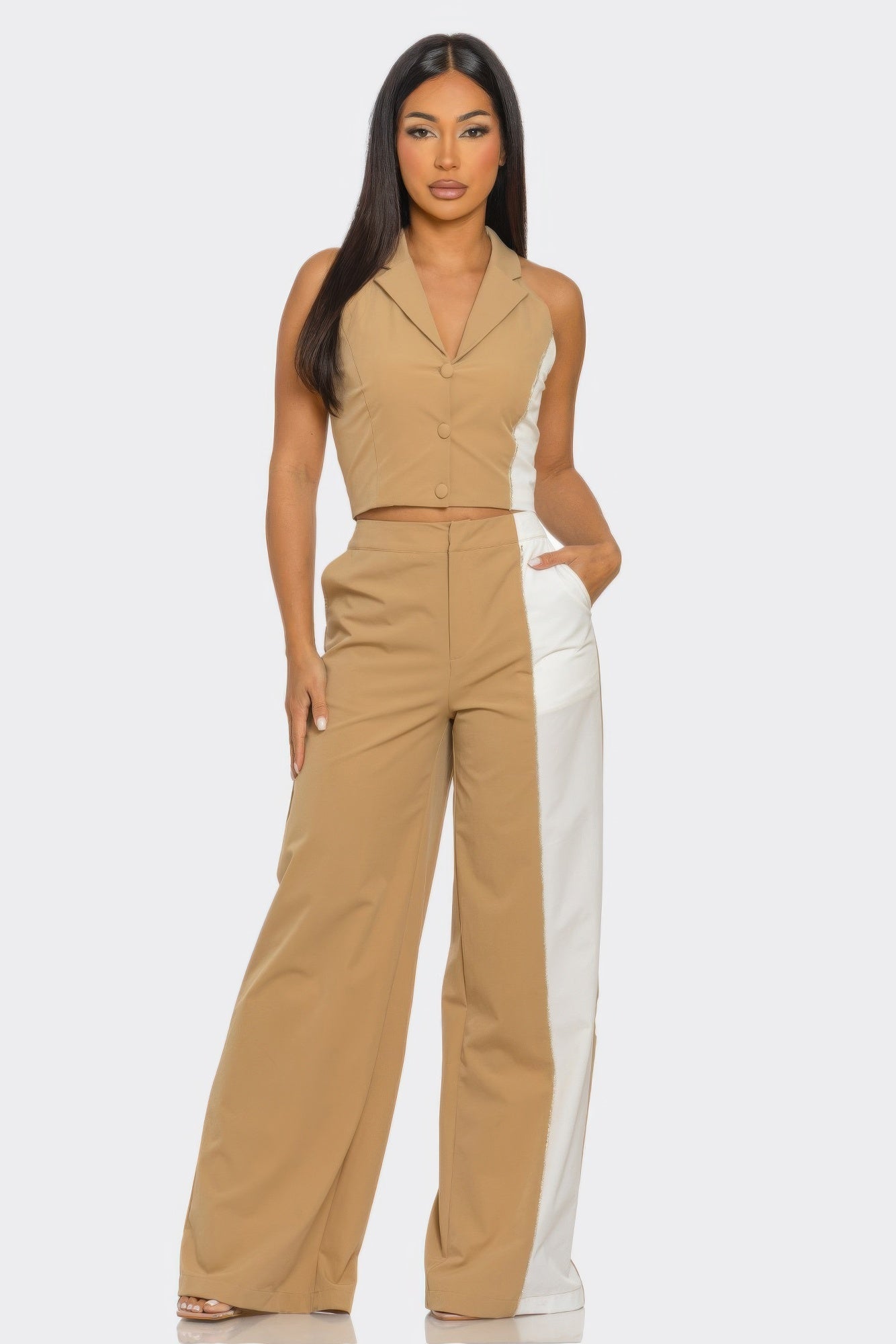 2 Piece Color Block Set