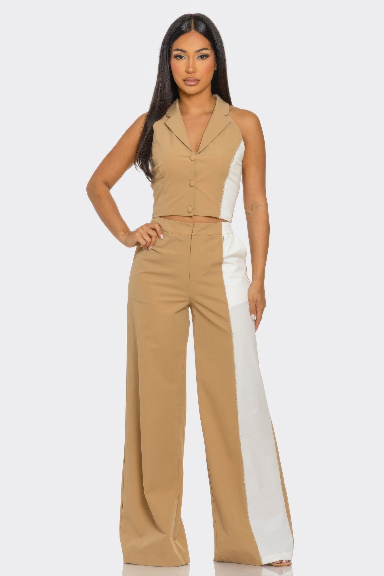 2 Piece Color Block Set