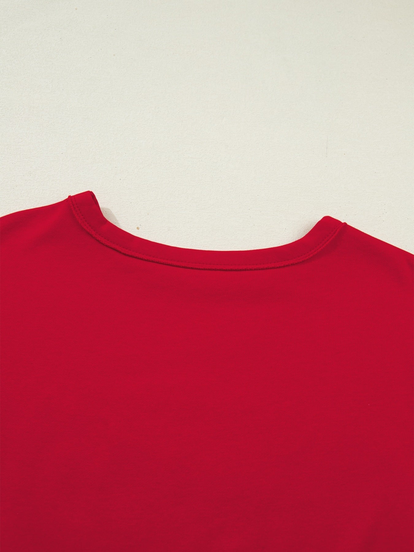 GEORGIA Raw Seam Oversized Drop Shoulder T Shirt