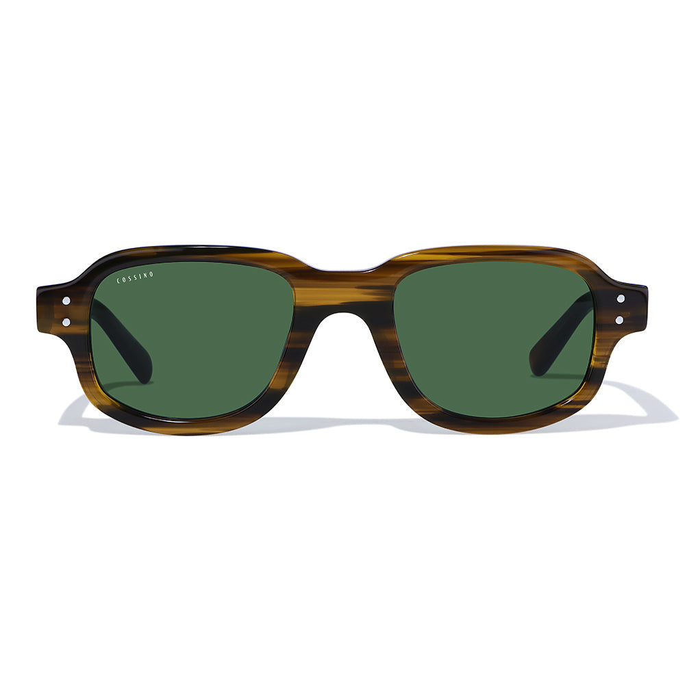 Tres 48mm Rectangle Sunglasses | Mahogany