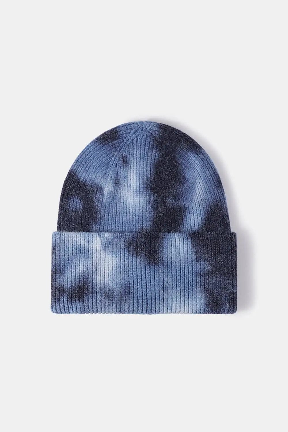 Trendsi Tie-Dye Knit Beanie Hat - Colorful Unisex Winter