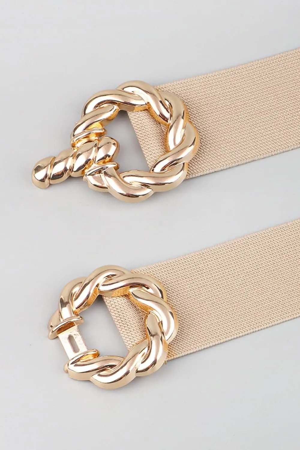Accessories Trendsi Elastic belt with zinc alloy buckle