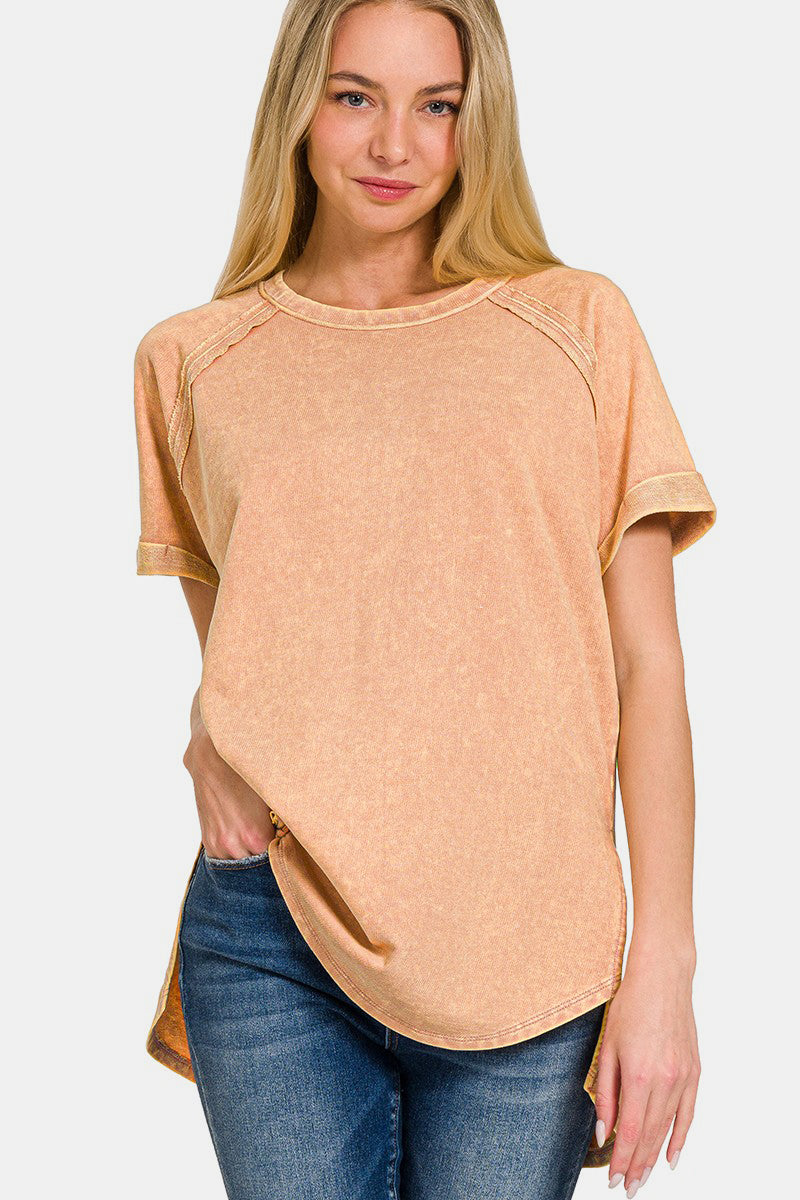 Women's Short Sleeve Top Everyday Tee - Heathered Soft - Women's Short Sleeve