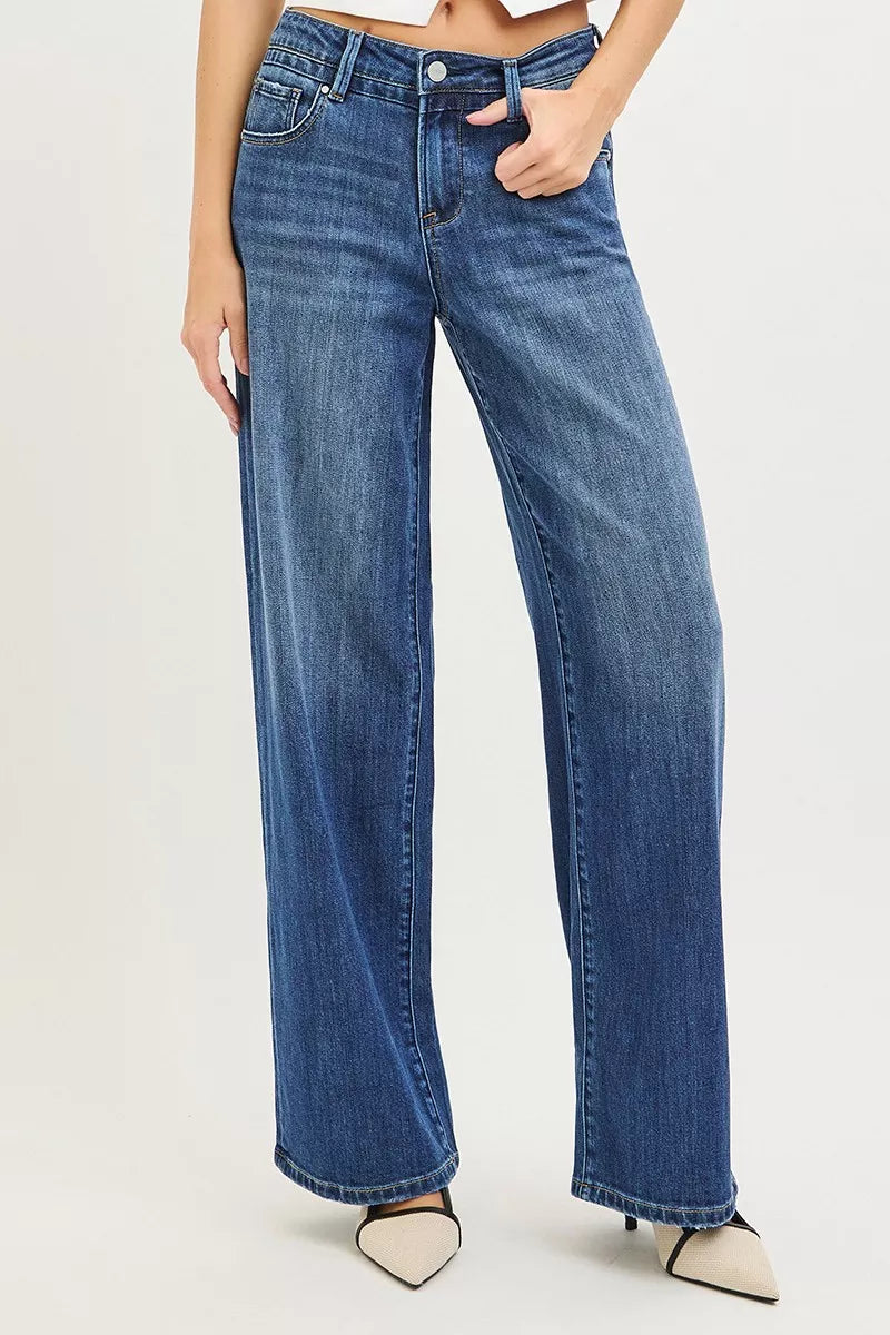 RISEN Jeans - Slouchy Baggy Jeans with Pockets