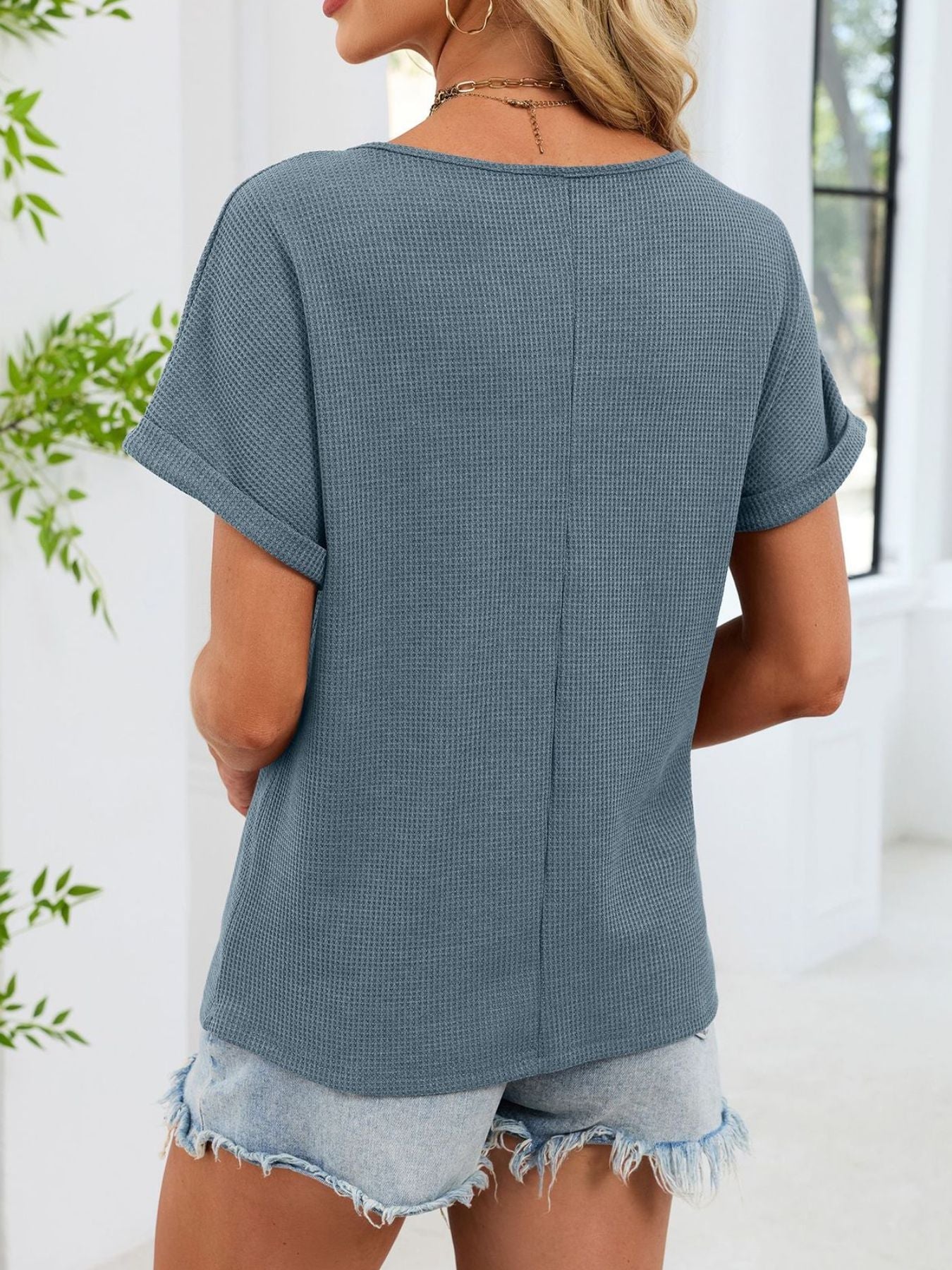 Lace Trim Short Sleeve T Shirt