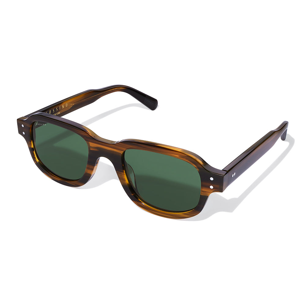 Tres 48mm Rectangle Sunglasses | Mahogany