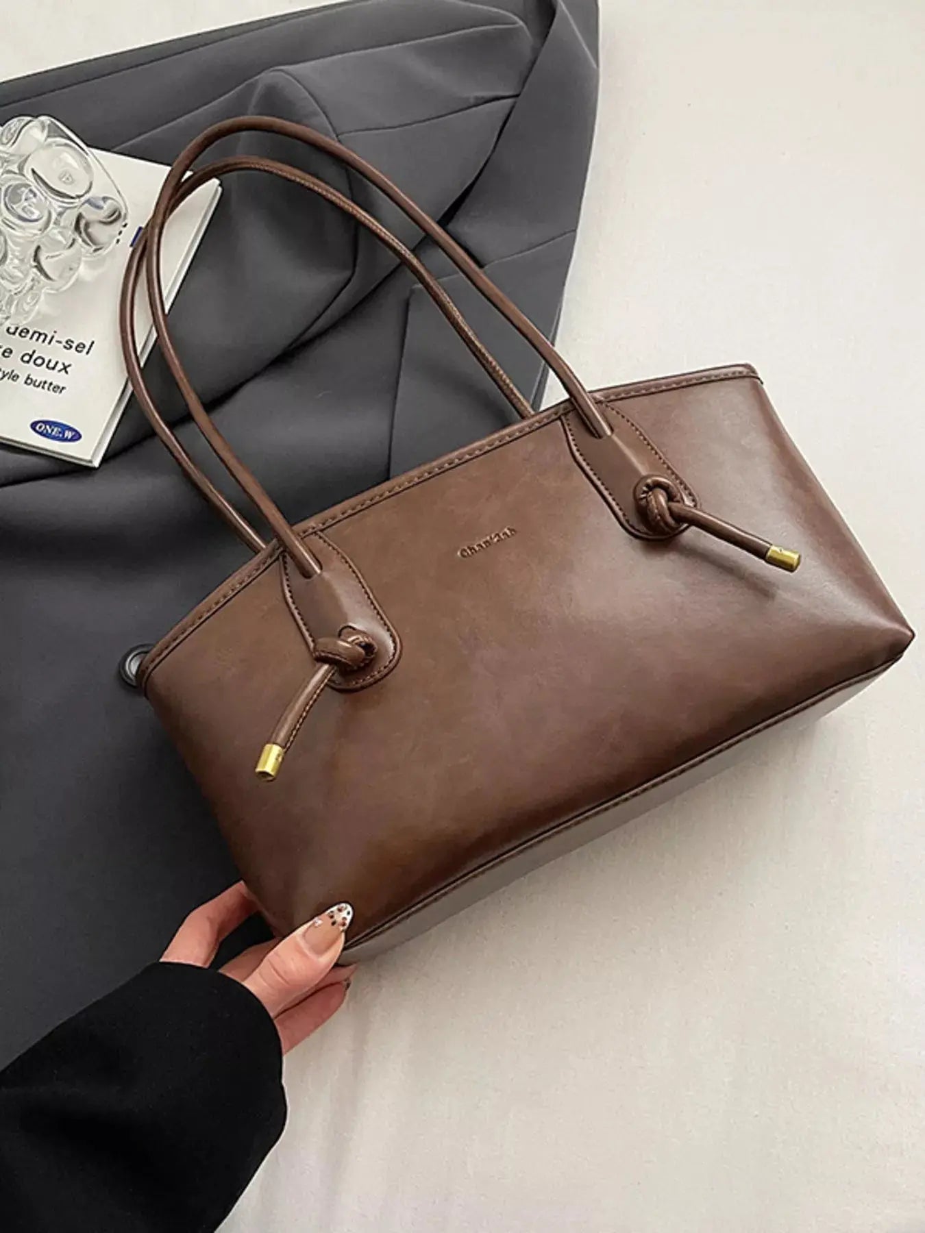 Vintage Style Leather Shoulder Bag