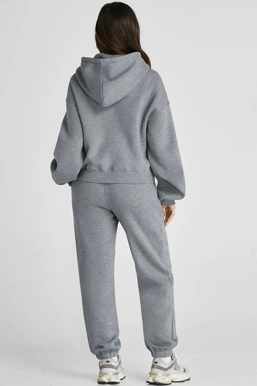 Pants Trendsi Chic hooded top & joggers set