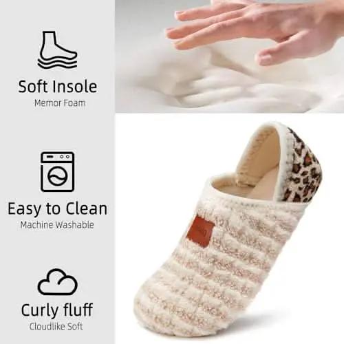 Shoes Love Salve Furry Slippers Women's/Men's Indoor Home, Yoga Socks - Cozy & Comfy