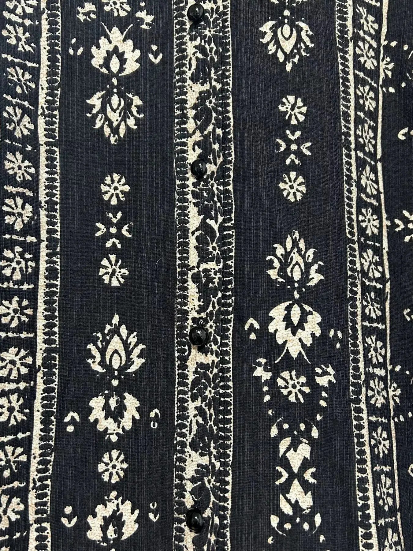 Printed Long Sleeve Boho Blouse