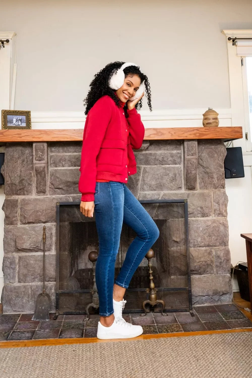 Judy Blue Full Size Washed Thermal Skinny Jeans