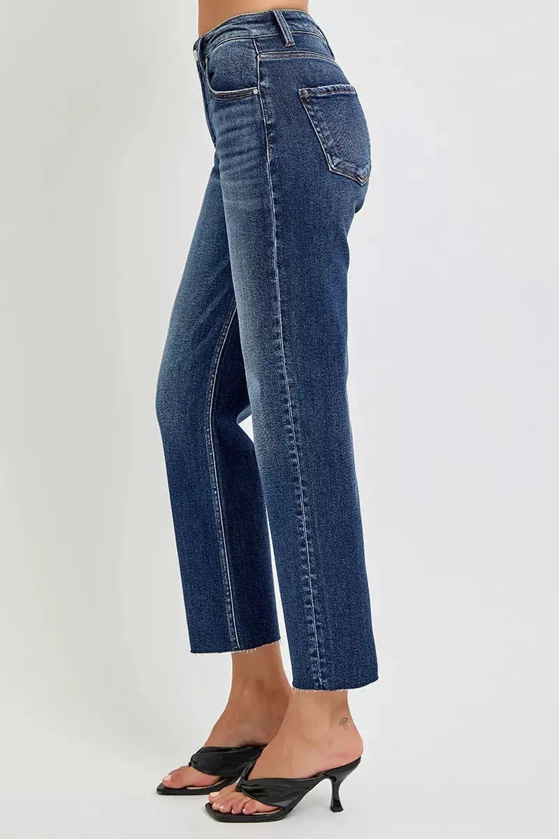 RISEN Jeans - High Rise Slim Barrel Jeans
