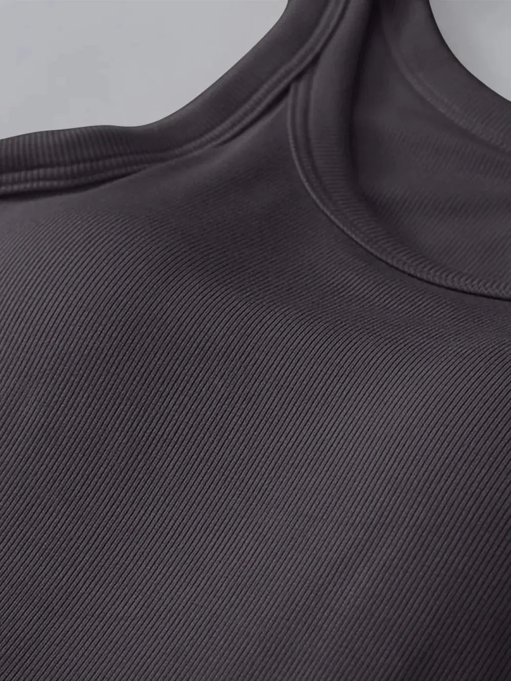 Round Neck Tank Top with Built In Bra